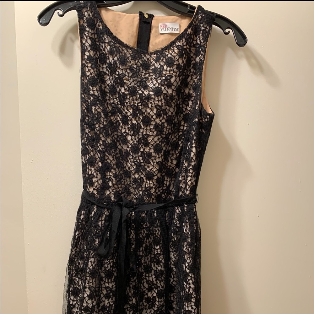 Red Valentino lace dress